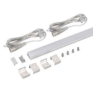 Набор для светодиодной подсветки ARL-KIT-SLIM-FC 24V Warm3000 (14,4 W/m, IP20, 2m) (Arlight, Алюминий+пластик) Набор для светодиодной подсветки ARL-KIT-SLIM-FC 24V Warm3000 (14,4 W/m, IP20, 2m) (Arlight, Алюминий+пластик)