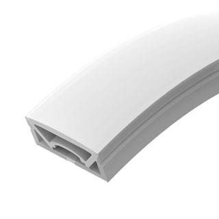 Силиконовый профиль WPH-FLEX-5025-TOP-S23-5m WHITE (Arlight, Силикон)