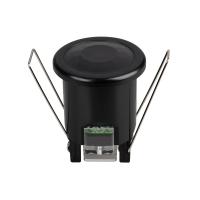 Датчик движения NAVE-PIR-BUILT-R50-400W-BK (230V, 1.7A, MINI, IP20) (Arlight, Пластик, 5 лет)