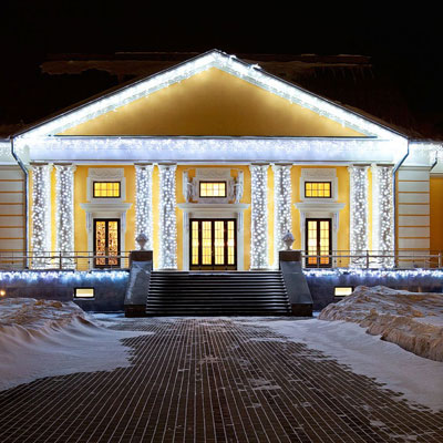 Cветодиодная гирлянда занавес LC-3624 WS 2х3 м 864 LED IP54 синий