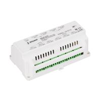 INTELLIGENT ARLIGHT Сплиттер SMART-DMX512-306-72-DIN (12-48V, 2-in, 6-out, RS-485) (IARL, IP20 Металл, 5 лет)