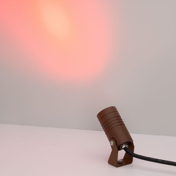 Светильник KT-RAY-COLOR-R42-6W RGB (RS, 25 deg, 12V) (Arlight, IP67 Металл, 3 года)