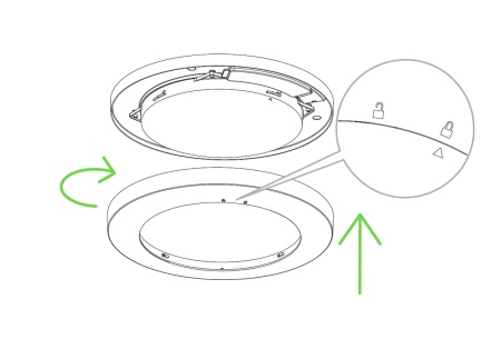 Настенно-потолочный светильник Lutec, Темно-серый, Модерн, W3922 Gr
