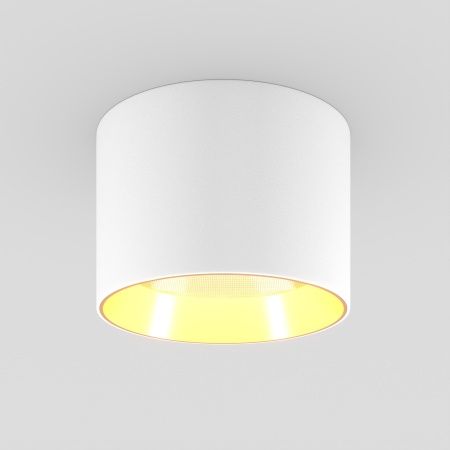 Светильник SP-BISCOTTO-R120-12W Warm3300-MIX (WH-GD, 80 deg, 230V) (Arlight, IP54 Металл, 5 лет)