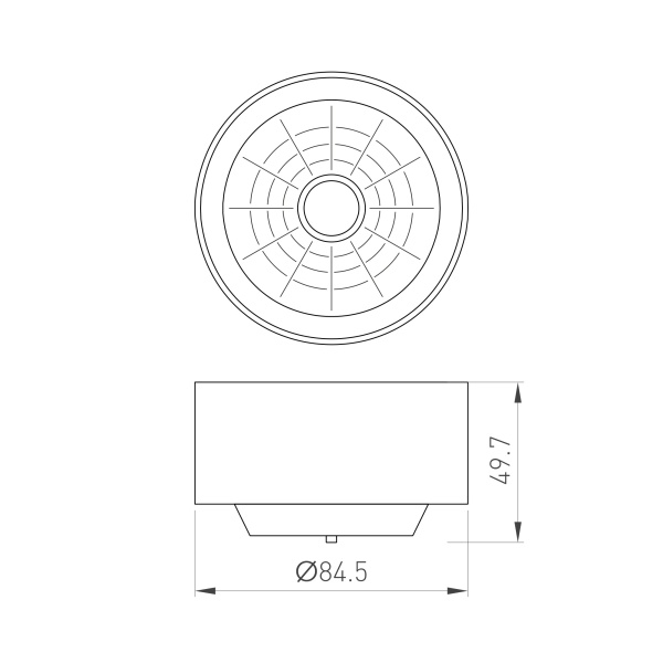 Рефлектор с посадочным кольцом LGD-REFLECTOR-RING-R85 (WH) (Arlight, Металл)