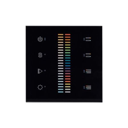 Панель Sens SR-2830C-AC-RF-IN Black (220V,RGB+CCT,4зоны) (Arlight, IP20 Пластик, 3 года) Панель Sens SR-2830C-AC-RF-IN Black (220V,RGB+CCT,4зоны) (Arlight, IP20 Пластик, 3 года)