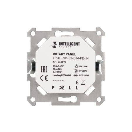 INTELLIGENT ARLIGHT Роторная панель TRIAC-601-33-DIM-PD-IN (230V, 1x1A, Механизм) (IARL, IP20 Металл, 3 года)