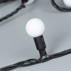 Светодиодная гирлянда ARD-BALL-CLASSIC-D23-10000-BLACK-80LED WARM (230V, 3.5W) (Ardecoled, IP65)