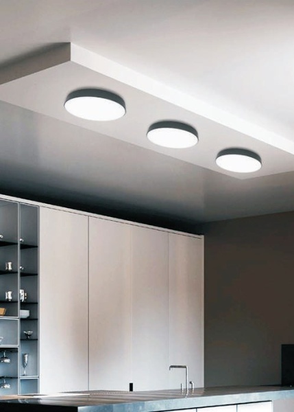 Светильник накладной, LED 18W 4000К IP44, белый, черный, DW2260-1 Светильник накладной, LED 18W 4000К IP44, белый, черный, DW2260-1