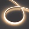 Лента герметичная WAVE-TOP-PU-A144-10x10mm 24V Warm3500 (5 W/m, IP68, 1m, wire x1) (Arlight, Вывод боковой, 3 года)