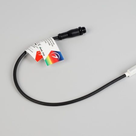 Лента герметичная WAVE-SIDE-PU-H120-06x12mm 24V RGB (8 W/m, IP68, 5m, wire x2) (Arlight, Вывод боковой, 3 года)