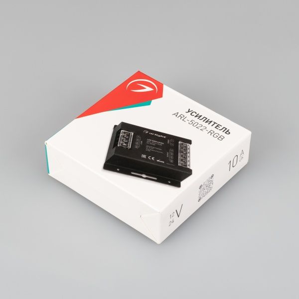 Усилитель ARL-5022-RGB (12-24V, 3x10A, 360-720W) (Arlight, IP20 Металл, 3 года) Усилитель ARL-5022-RGB (12-24V, 3x10A, 360-720W) (Arlight, IP20 Металл, 3 года)