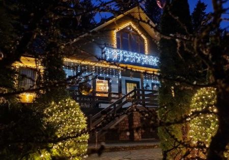 Гирлянда Мишура светодиодная D2380 BD 3 м 380 LED IP54 мультиколор RGB