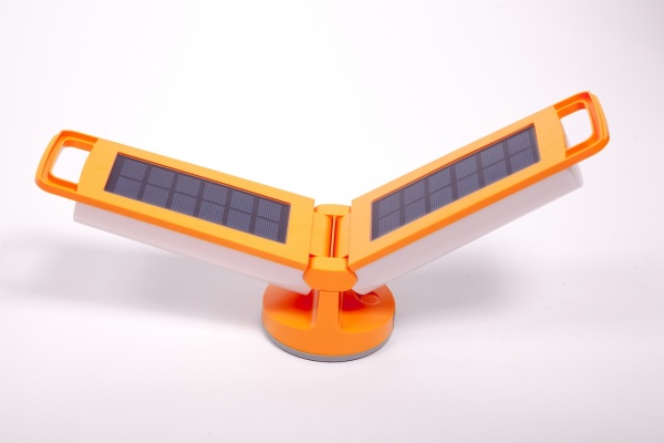 На солнечных батареях светильник Lutec, Оранжевый, Модерн, P9041 Or