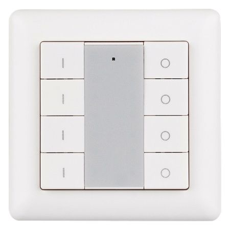 Панель Knob SR-2853K8-RF-UP White (3V, DIM, 4 зоны) (Arlight, IP20 Пластик, 3 года) Панель Knob SR-2853K8-RF-UP White (3V, DIM, 4 зоны) (Arlight, IP20 Пластик, 3 года)
