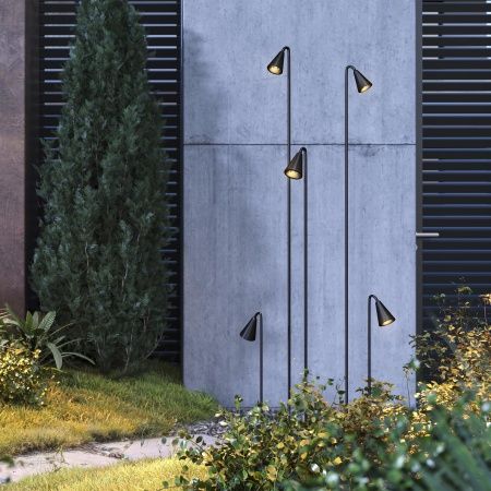 Светильник KT-HAREBELL-BOLL-H450-3W Warm3000 (BK, 40 deg, 24V) (Arlight, IP65 Металл, 3 года)