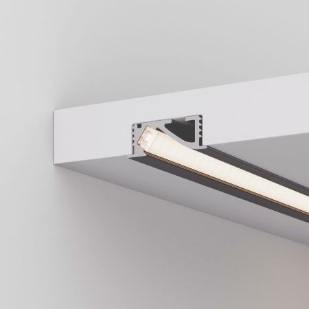 Профиль SL-BEVEL-W21-F-2000 ANOD BLACK (Arlight, Алюминий)