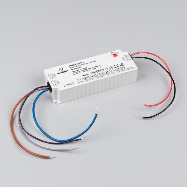 Блок питания ARJ-SP-40-PFC-DALI2-INS (40W, 9-48V, 0.5-0.85A) (Arlight, IP20 Пластик, 5 лет) Блок питания ARJ-SP-40-PFC-DALI2-INS (40W, 9-48V, 0.5-0.85A) (Arlight, IP20 Пластик, 5 лет)