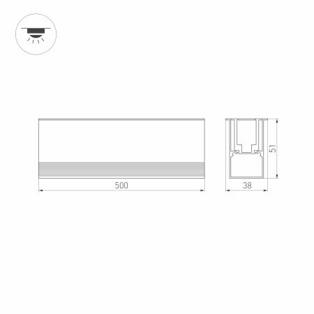 Светильник ART-LUMILINE-3351-500-12W Warm3000 (SL, 120 deg, 24V) (Arlight, IP67 Металл, 3 года) Светильник ART-LUMILINE-3351-500-12W Warm3000 (SL, 120 deg, 24V) (Arlight, IP67 Металл, 3 года)