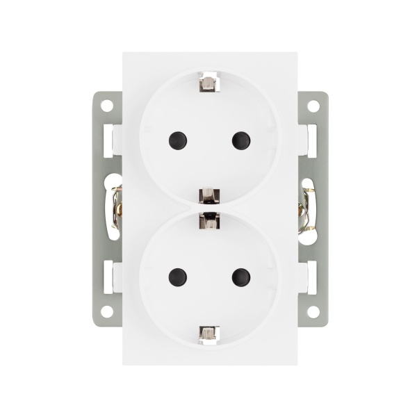 Механизм электрической розетки SCT-MEUD-PL-WH (250V, 16A) (Arlight, -)