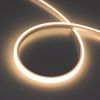 Лента герметичная WAVE-TOP-PU-A144-10x10mm 24V Warm3000 (5 W/m, IP68, 5m, wire x2) (Arlight, Вывод боковой, 3 года)