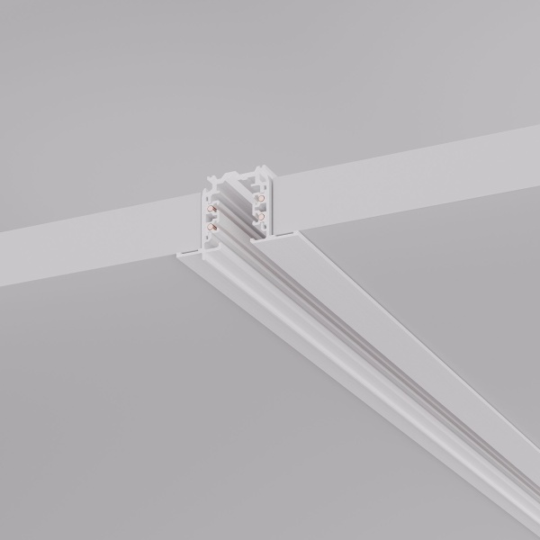 Трек встраиваемый LGD-4TR-TRACK-F-4000-WH-M (D) (Arlight, IP20 Металл, 3 года)