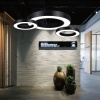 Светильник кольцевой линейный светодиодный  подвесной, HB0306, LED 48W 4000К диаметр 600mm, черный Светильник кольцевой линейный светодиодный  подвесной, HB0306, LED 48W 4000К диаметр 600mm, черный