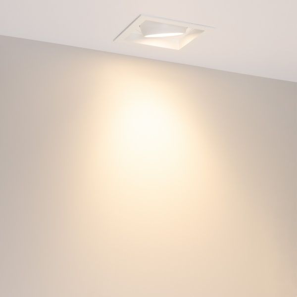 Светильник MS-VORTEX-BUILT-S140x140-30W Warm3000 (WH-WH, 50 deg, 230V) (Arlight, IP20 Металл, 5 лет)