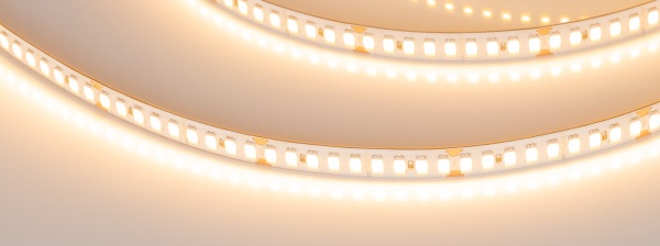 Лента ULTRA-C180-10mm 24V Warm2700 (19.2 W/m, IP20, 5630, 5m) (Arlight, высок.эфф.200 лм/Вт)