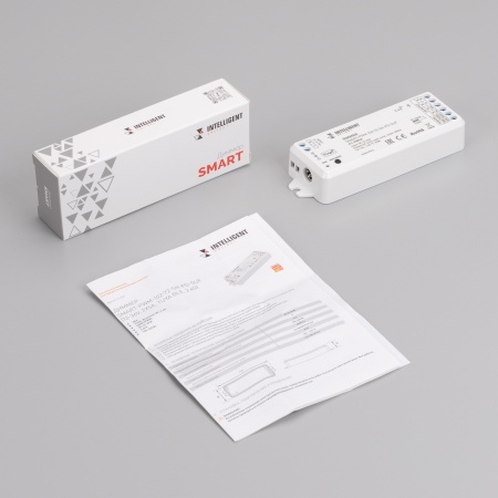 INTELLIGENT ARLIGHT Диммер SMART-PWM-102-72-SH-PD-SUF (12-36V, 2x5A, TUYA BLE, 2.4G) (IARL, IP20 Пластик, 5 лет) INTELLIGENT ARLIGHT Диммер SMART-PWM-102-72-SH-PD-SUF (12-36V, 2x5A, TUYA BLE, 2.4G) (IARL, IP20 Пластик, 5 лет)