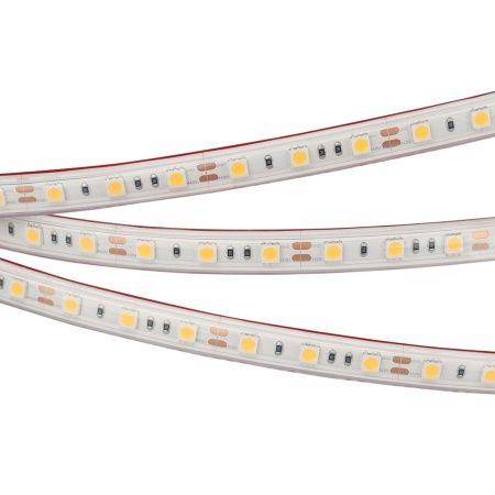 Лента RTW 2-5000PS 12V White6000 2x (5060, 300 LED, LUX) (Arlight, 14.4 Вт/м, IP67)