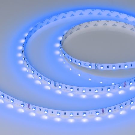 Лента MINI-F60-10mm 24V RGB (14.4 W/m, IP20, 3535, 5m) (Arlight, Открытый)