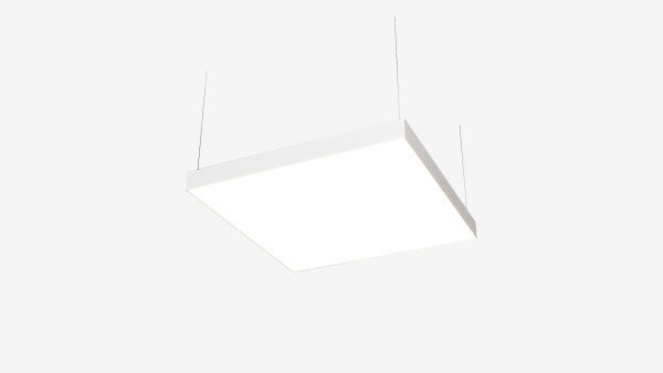 Подвесной светильник квадрат белый  SILED CUADRA  400х400х100 (25 Вт)