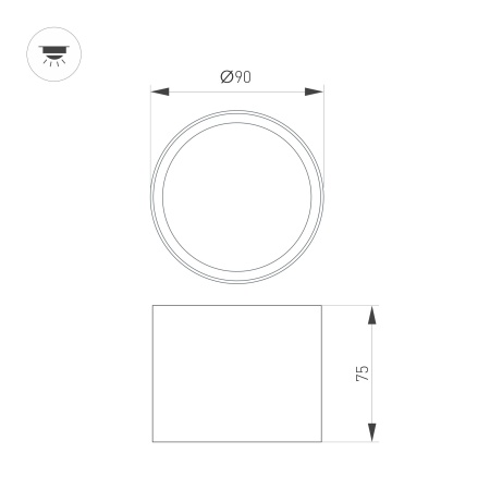 Светильник SP-BISCOTTO-R90-8W Warm3300-MIX (BK-GD, 80 deg, 230V) (Arlight, IP54 Металл, 5 лет) Светильник SP-BISCOTTO-R90-8W Warm3300-MIX (BK-GD, 80 deg, 230V) (Arlight, IP54 Металл, 5 лет)