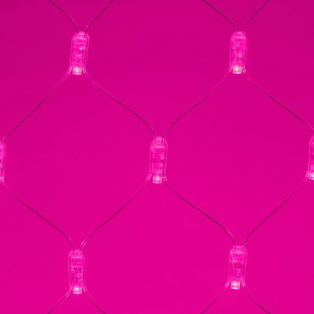 Светодиодная гирлянда ARD-NETLIGHT-CLASSIC-2000x1500-CLEAR-288LED Pink (230V, 18W) (Ardecoled, IP65)