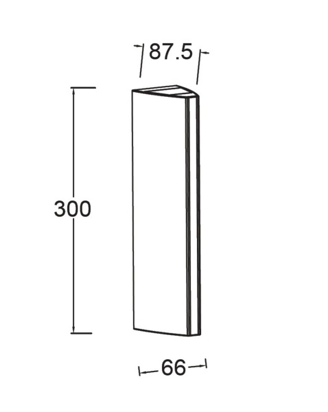 Архитектурная подсветка Lutec, Темно-серый, Модерн, W1927 Gr