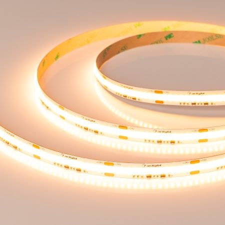 Лента COB-X560-10mm 24V Dim-To-Warm (14 W/m, IP20, 5m) (Arlight, Dim-To-Warm)