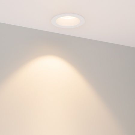 Светильник MS-ATOLL-BUILT-R86-10W Warm3000 (WH, 36 deg, 230V) (Arlight, IP54 Металл, 5 лет)