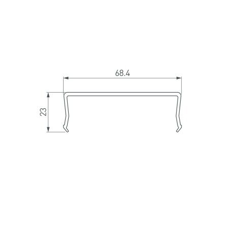 Экран SL-W68-2000 OPAL (Arlight, Пластик) Экран SL-W68-2000 OPAL (Arlight, Пластик)