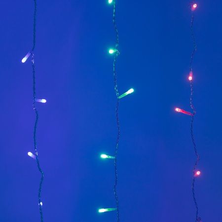 Светодиодная гирлянда ARD-CURTAIN-HOME-1500x1500-CLEAR-144LED RGB (230V, 9W) (Ardecoled, IP20)