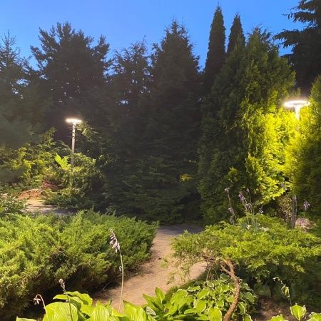 Уличный светодиодный светильник на столб G7003 60W 3000K