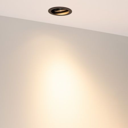 Светильник MS-VORTEX-BUILT-R90-12W Warm3000 (BK-BK, 40 deg, 230V) (Arlight, IP20 Металл, 5 лет)