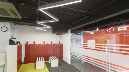 Подвесной светильник зигзаг белый SILED SNAKE-02-PROF 1670х390х50х70 (63 Вт)