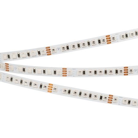 Лента RT-G120-8mm 24V RGB (11 W/m, IP20, 3838, 5m) (Arlight, Открытый)
