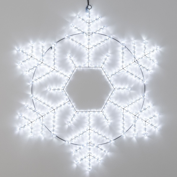 Фигура ARD-SNOWFLAKE-M10-1000x900-504LED White (230V, 31W) (Ardecoled, IP65)