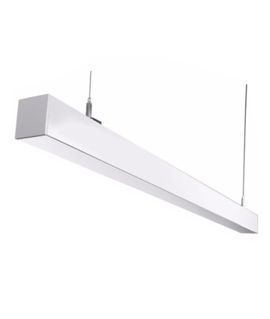 Светильник линейный светодиодный подвесной, LED SMD 100W 3000К, 4000К уг.120° 8,0*7,5*240 см, белый, черный, HB8075-1