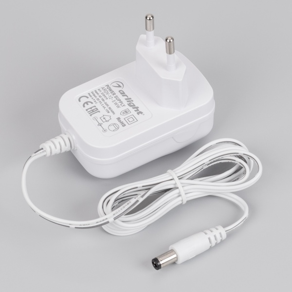 Блок питания ARDV-12-5WW (5V, 2.4A, 12W) (Arlight, Адаптер, 3 года) Блок питания ARDV-12-5WW (5V, 2.4A, 12W) (Arlight, Адаптер, 3 года)