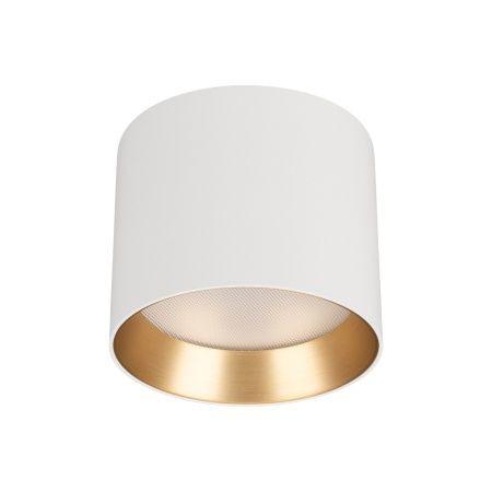 Светильник SP-BISCOTTO-R90-8W Warm3300-MIX (WH-GD, 80 deg, 230V) (Arlight, IP54 Металл, 5 лет)