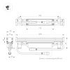 Линейный прожектор AR-LINE-1000-24W Warm2700 (GR, 15 deg, 230V) (Arlight, IP65 Металл, 3 года)