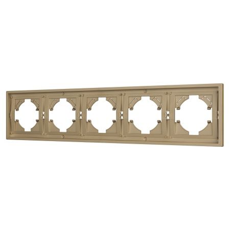 Рамка пластиковая FRM-TENDO-SFPL-5-GD (Arlight, -)